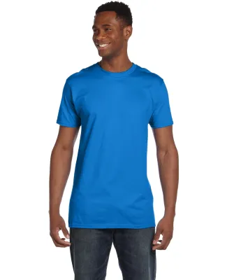 Hanes 4980 Ring-Spun T-shirt Blue Bell Breeze