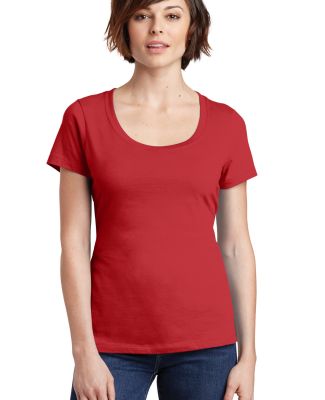 DM106L District Made® Ladies Perfect Weight® Sco Classic Red