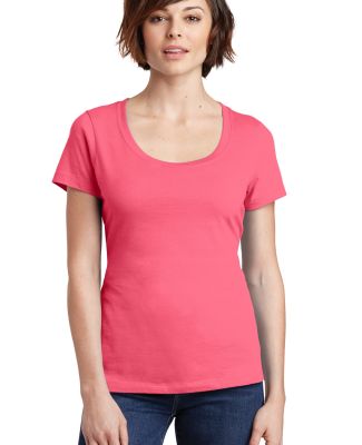 DM106L District Made® Ladies Perfect Weight® Sco Coral