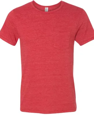 Alternative Apparel 1939 Eco-Jersey Pocket T-shirt ECO TRUE RED