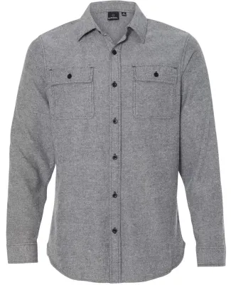 B8200 Burnside - Solid Long Sleeve Flannel Shirt  Heather Grey