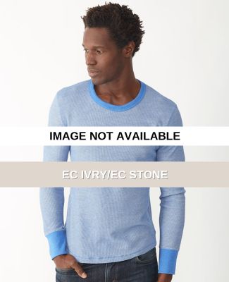 Alternative Apparel 4318 Thermal Camp T-shirt Ec Ivry/ec Stone