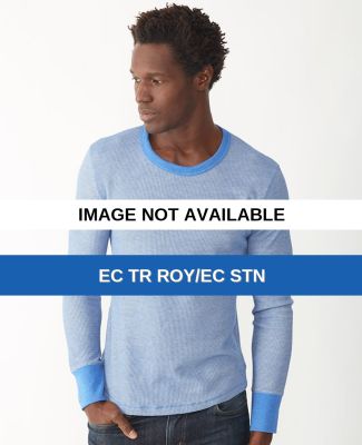 Alternative Apparel 4318 Thermal Camp T-shirt Ec Tr Roy/ec Stn