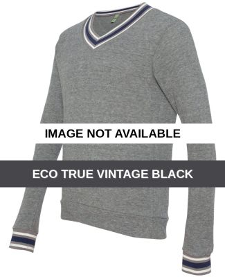 9594 Alternative - Eco Cashmere V-Neck Sweathshirt Eco True Vintage Black