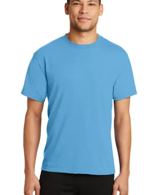 PC381 Performance Tee Blended Cotton Polyester by  in Aquatic blue