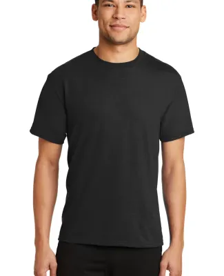 PC381 Performance Tee Blended Cotton Polyester by  in Jet black