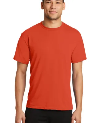 PC381 Performance Tee Blended Cotton Polyester by  in Orange