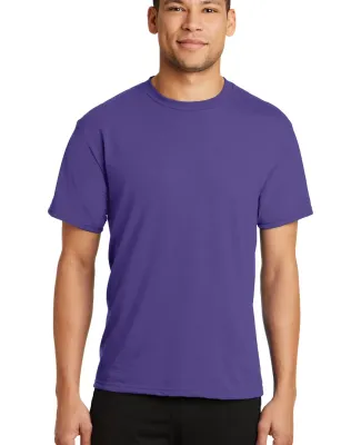 PC381 Performance Tee Blended Cotton Polyester by  Purple