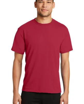 PC381 Performance Tee Blended Cotton Polyester by  in Red