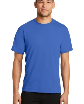 PC381 Performance Tee Blended Cotton Polyester by  in True royal