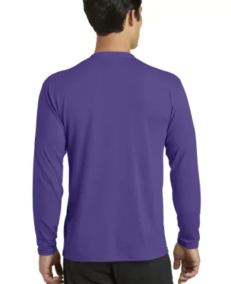 PC381LS Blended long sleeve performance tee shirt  Purple