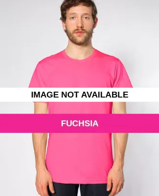 GOPINK-2001 American Apparel Fine Jersey Tee Fuchsia