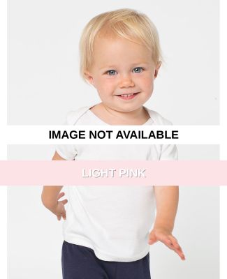 4000W American Apparel Infant Baby Rib Short Sleev Light Pink