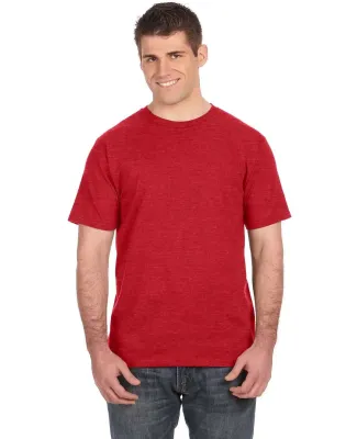 Anvil 980 Lightweight T-shirt by Gildan in Heather red