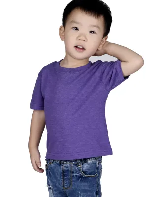 IC1040 Cotton Heritage 4.3oz Infant Crew Neck T-sh in Purple heather (discontinued)