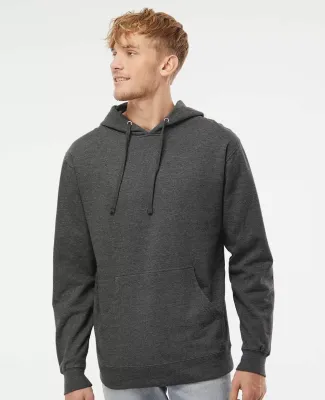 Independent Trading Co. SS4500 Midweight Hoodie in Charcoal heather