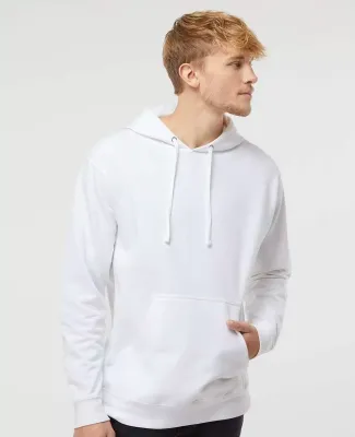 Independent Trading Co. SS4500 Midweight Hoodie in White