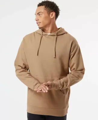 Independent Trading Co. SS4500 Midweight Hoodie in Sandstone