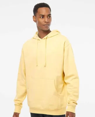 Independent Trading Co. SS4500 Midweight Hoodie in Light yellow