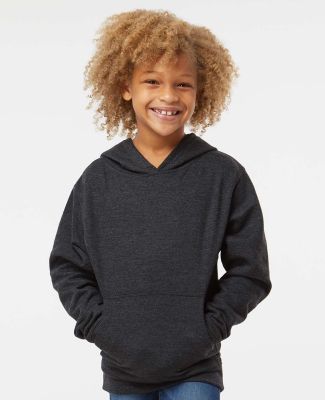 SS4001Y Independent Trading Co. Youth Midweight Ho in Charcoal heather