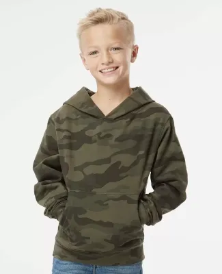 SS4001Y Independent Trading Co. Youth Midweight Ho Forest Camo