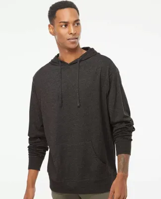 SS150J Independent Trading Co. Lightweight Hooded  Charcoal Heather