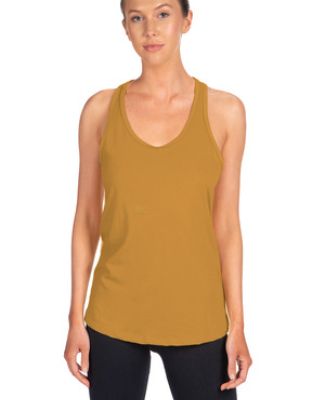 Next Level 1533 The Ideal Racerback Tank in Antique gold