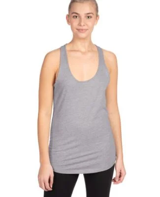 Next Level 1533 The Ideal Racerback Tank in Heather gray