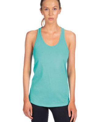 Next Level 1533 The Ideal Racerback Tank in Tahiti blue