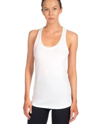Next Level 1533 The Ideal Racerback Tank in White