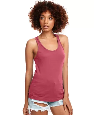 Next Level 1533 The Ideal Racerback Tank in Hot pink