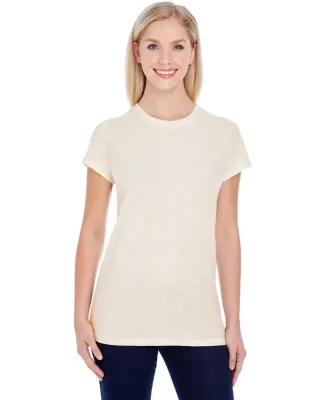 8138 J. America - Women's Glitter T-Shirt in Pearl/ gold