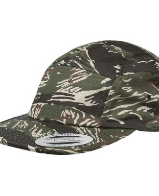 Yupoong 7005 Jockey Flat Bill Cap in Tiger camo