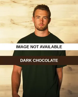 Ei-Lo MC18500 Men's Short Sleeve Crew  Dark Chocolate
