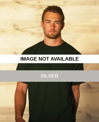 Ei-Lo MC18500 Men's Short Sleeve Crew  Silver
