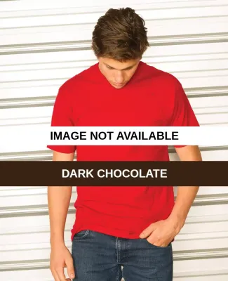 Ei-Lo MC16500 Men's Short Sleeve Crew Neck Dark Chocolate