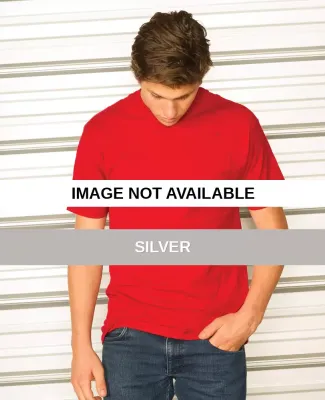 Ei-Lo MC16500 Men's Short Sleeve Crew Neck Silver