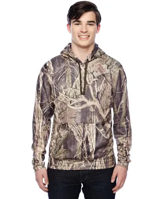 8615 J. America Tailgate Hooded Fleece Pullover wi in Outdoor camo