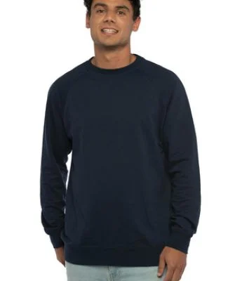 Next Level N9000 Unisex Terry Raglan Pullover in Midnight navy