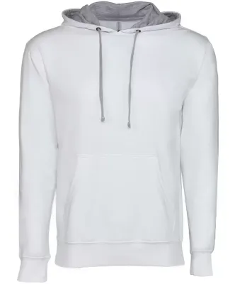 Next Level 9301 Unisex French Terry Pullover Hoody WHT/ HTHR GRAY