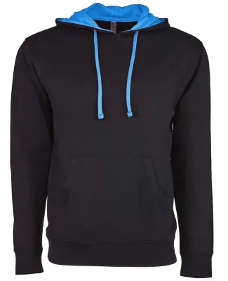 Next Level 9301 Unisex French Terry Pullover Hoody BLACK/ TURQUOISE