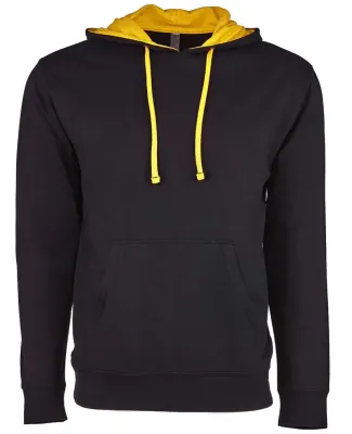 Next Level 9301 Unisex French Terry Pullover Hoody BLACK/ GOLD