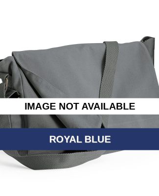 C374 Carolina Sewn Peach Skin Messenger Bag Royal Blue