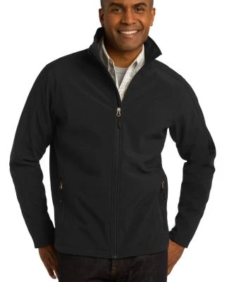 J317 Port Authority Core Soft Shell Jacket in Black