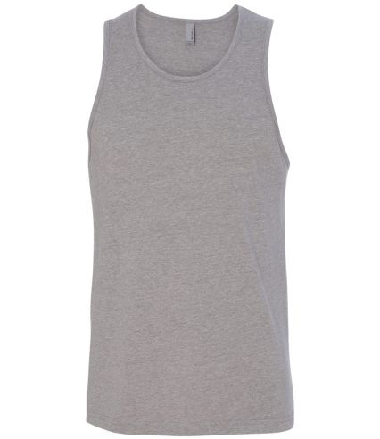 Next Level 6233 Men's Premium Fitted CVC Tank in Dark heather grey
