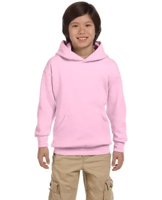 P470 Hanes Youth EcoSmart Pullover Hooded Sweatshi Pale Pink