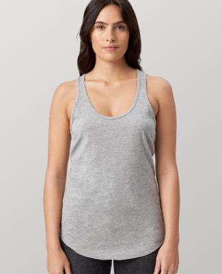 Cotton Heritage LC7706 Juniors Scallop Racerback T in Athletic heather