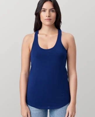 Cotton Heritage LC7706 Juniors Scallop Racerback T in Blue depths