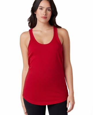 Cotton Heritage LC7706 Juniors Scallop Racerback T in Red (discontinued)
