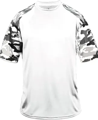 4141 Badger Camo Sport T-Shirt White/ White Camo